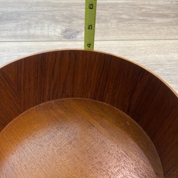 Rare Swedish Teak Thin Wall Bowls MCM - Picture 8 of 10